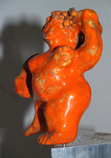 Femme orange